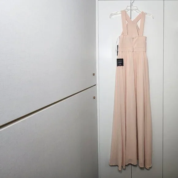 Lulus Air of Romance Peach Maxi Dress Size XS - Picture 5 of 8